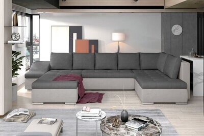 SofaSleep U shaped sofa bed with storage S93/S83
