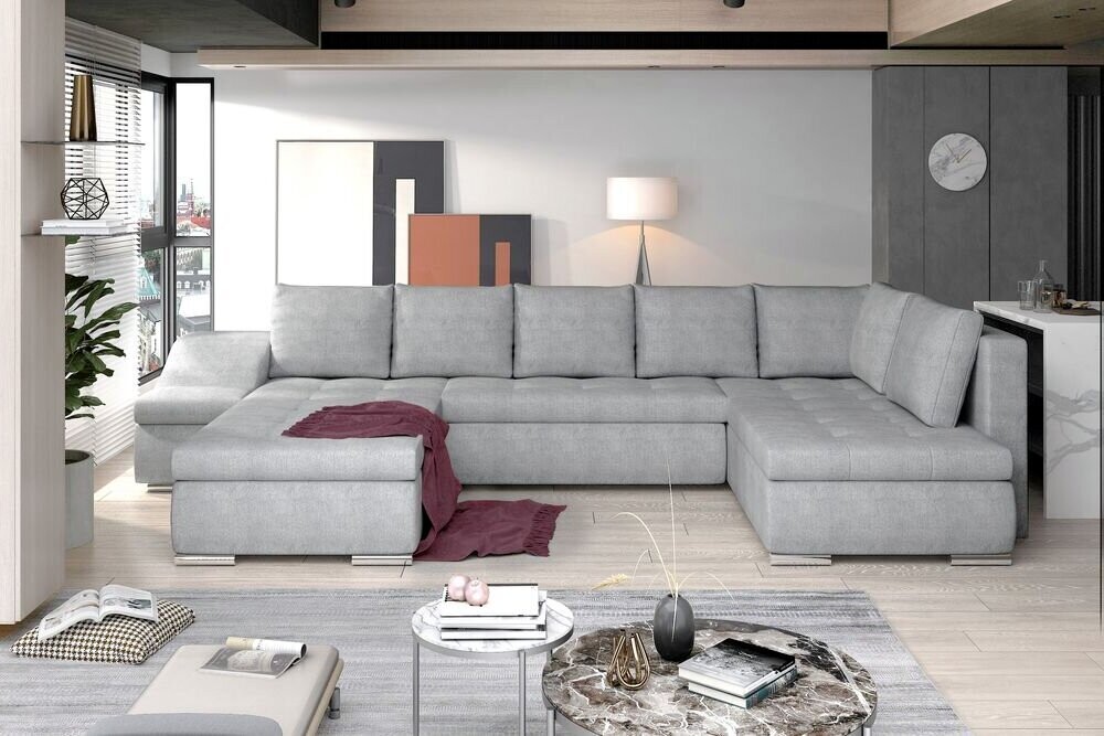 SofaSleep U shaped sofa bed with storage O02