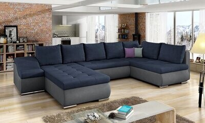 SofaSleep U shaped sofa bed with storage S76/S93