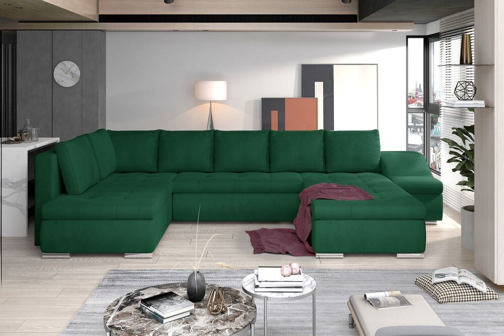 SofaSleep U shaped sofa bed with storage M37