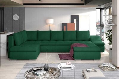 SofaSleep U shaped sofa bed with storage M37