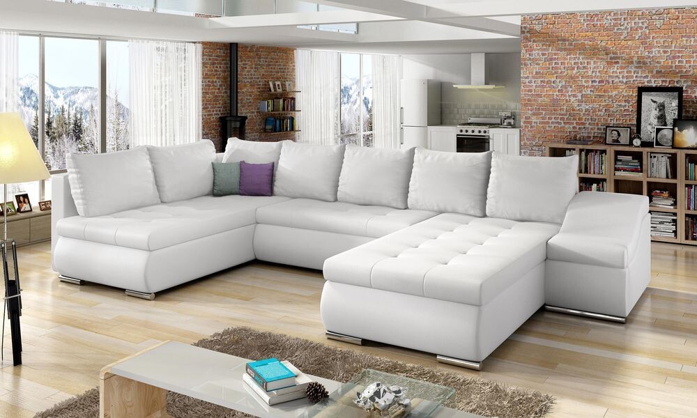 SofaSleep U shaped sofa bed with storage S17