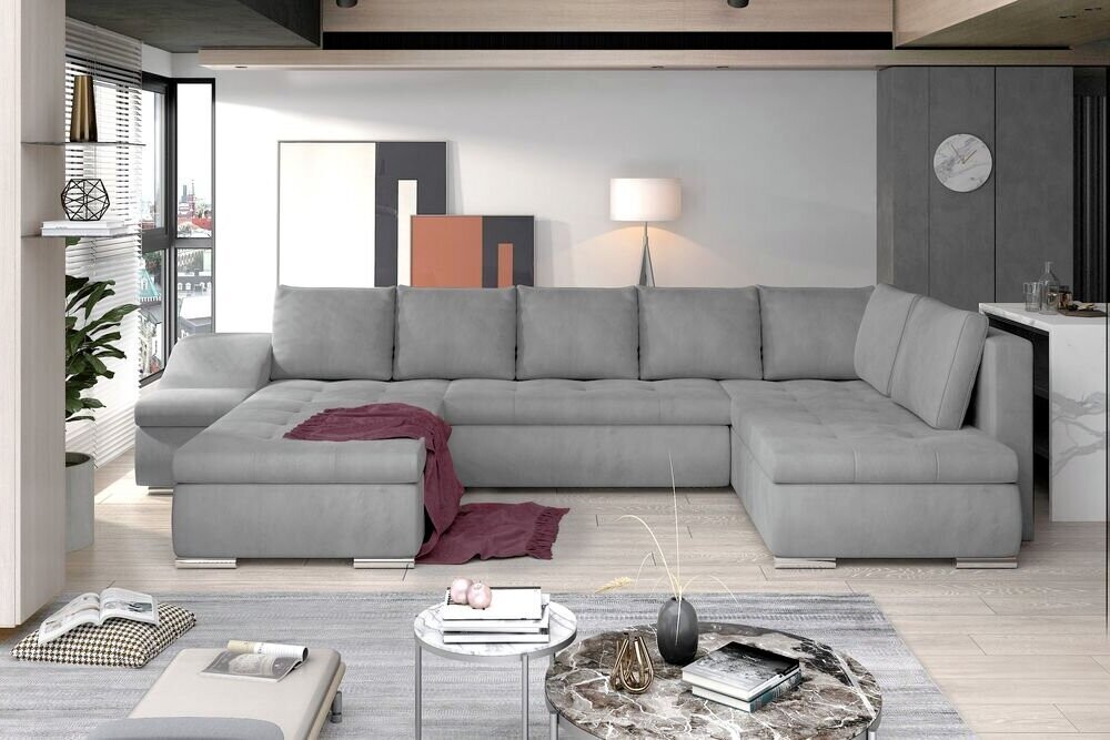 SofaSleep U shaped sofa bed with storage M84