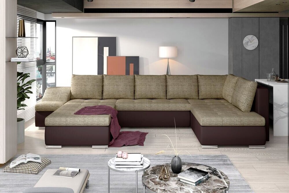 SofaSleep U shaped sofa bed with storage B03/S66