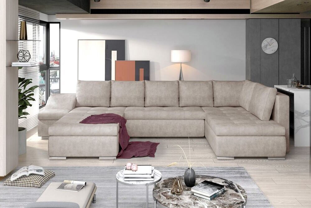 SofaSleep U shaped sofa bed with storage D21