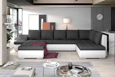 SofaSleep U shaped sofa bed with storage B02/S17