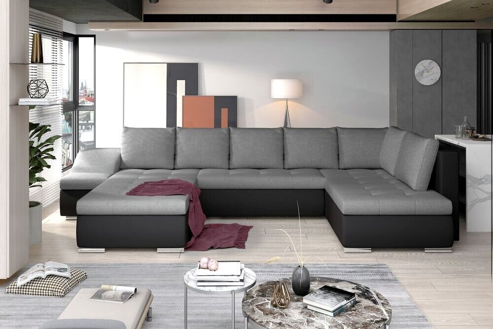 SofaSleep U shaped sofa bed with storage S05/S11