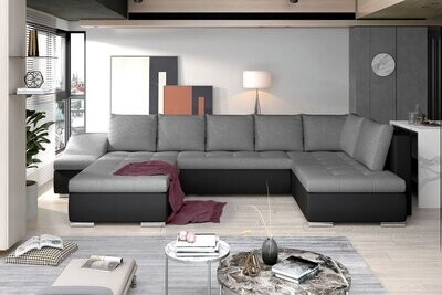 SofaSleep U shaped sofa bed with storage S05/S11