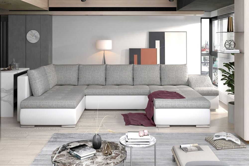 SofaSleep U shaped sofa bed with storage B01/S17