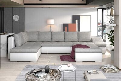SofaSleep U shaped sofa bed with storage B01/S17