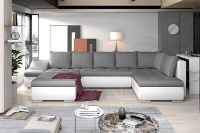 SofaSleep U shaped sofa bed with storage S05/S17
