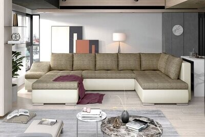 SofaSleep U shaped sofa bed with storage B03/S33