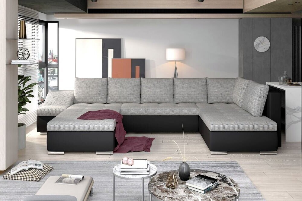 SofaSleep U shaped sofa bed with storage B01/S11
