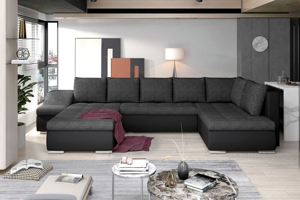 SofaSleep U shaped sofa bed with storage B02/S11
