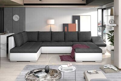 SofaSleep U shaped sofa bed with storage B02/S17