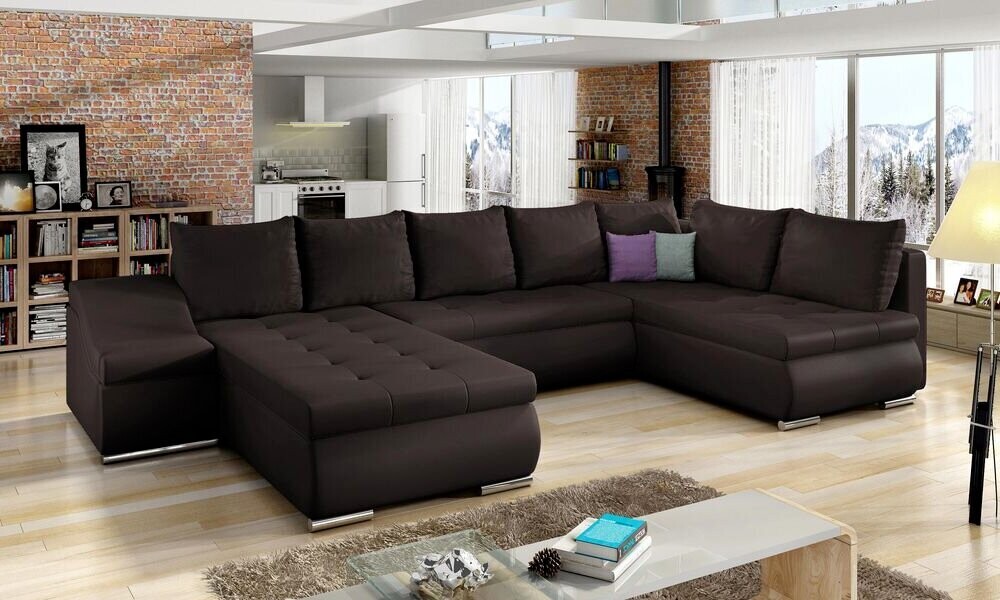 SofaSleep U shaped sofa bed with storage S66