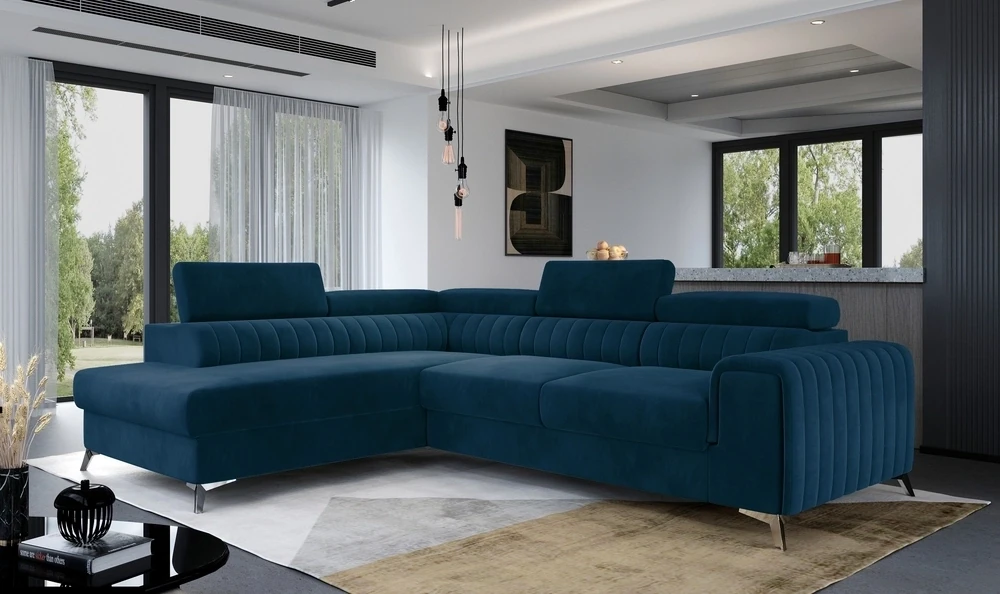 English Classic Corner Sofa bed with Storage M77