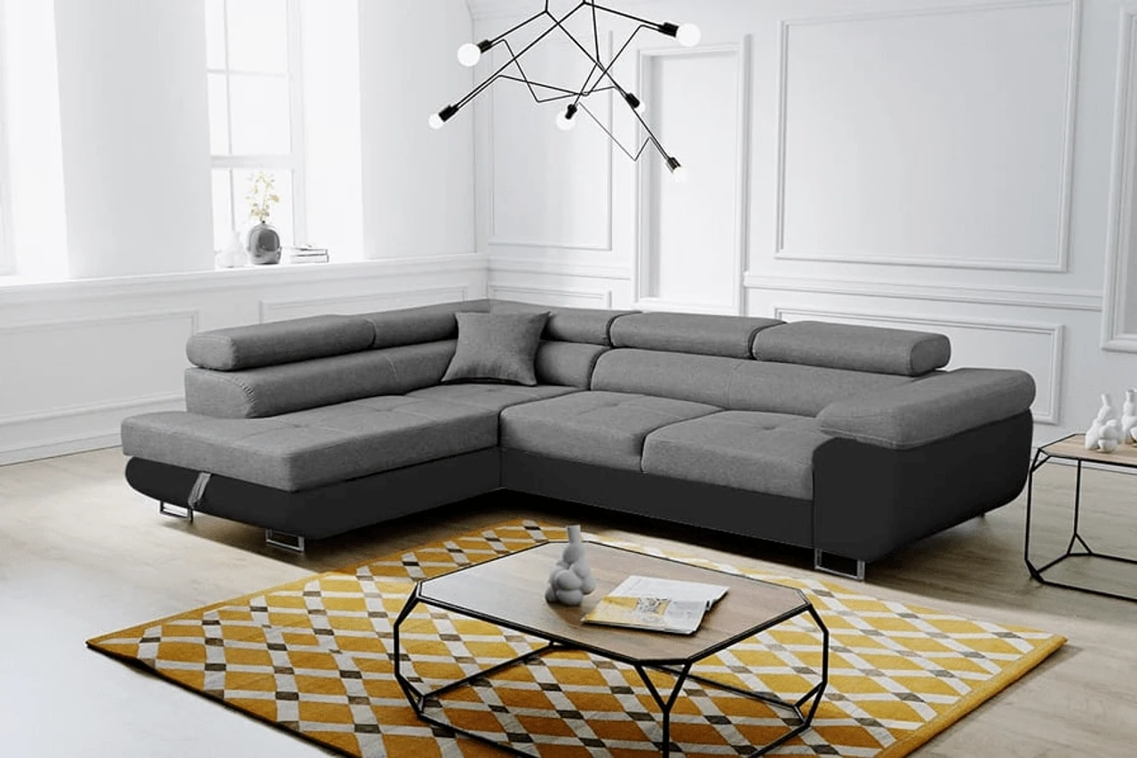 FlexiComfort Corner Sofa bed with Storage