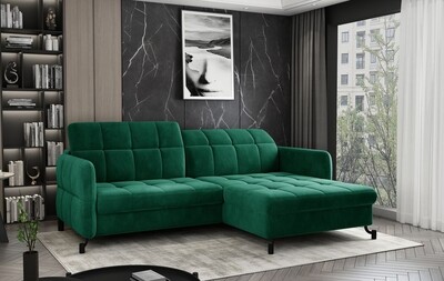 London Two Corner Sofa bed with Storage K19