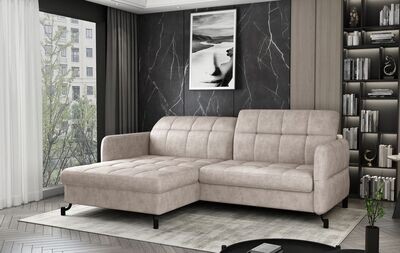 London Two Corner Sofa bed with Storage D21