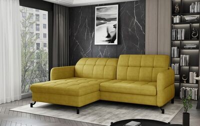 London Two Corner Sofa bed with Storage K11