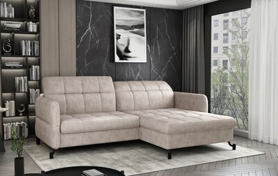 London Two Corner Sofa bed with Storage D21