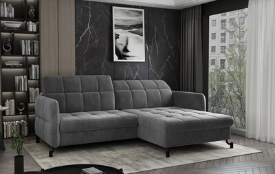 London Two Corner Sofa bed with Storage M85s