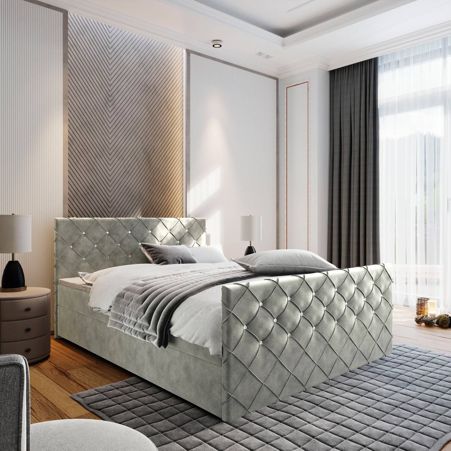 Diamond Spring Box Bed M84