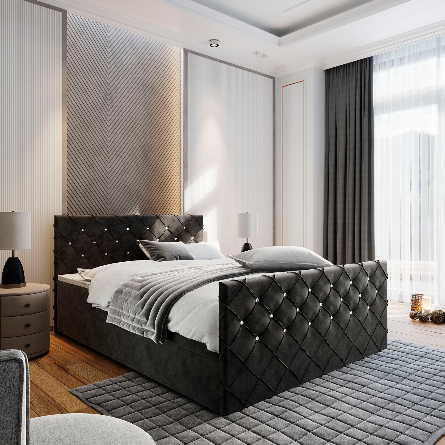 Diamond Spring Box Bed M99