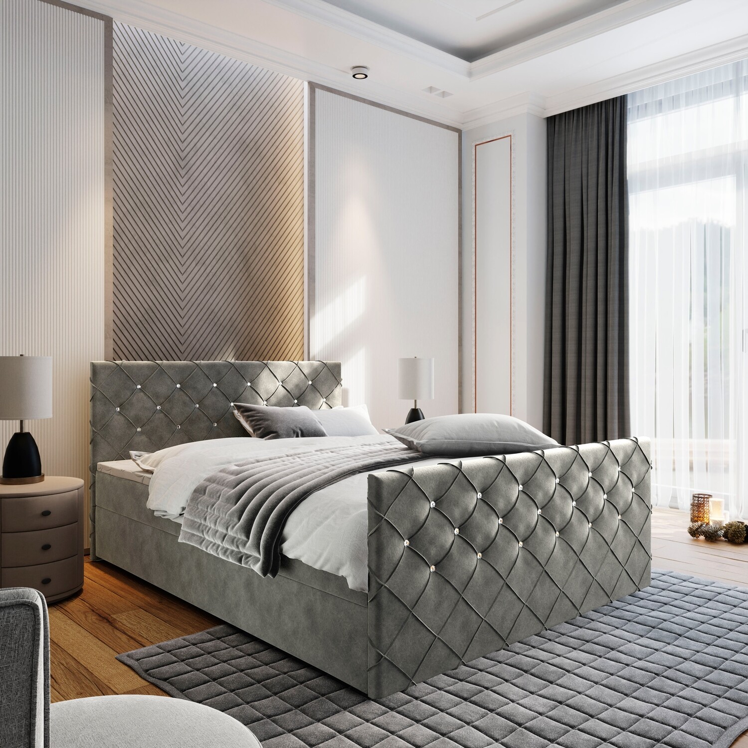 Diamond Spring Box Bed M85s