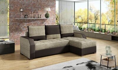 Amelia Corner Sofa bed with Storage B03/S66