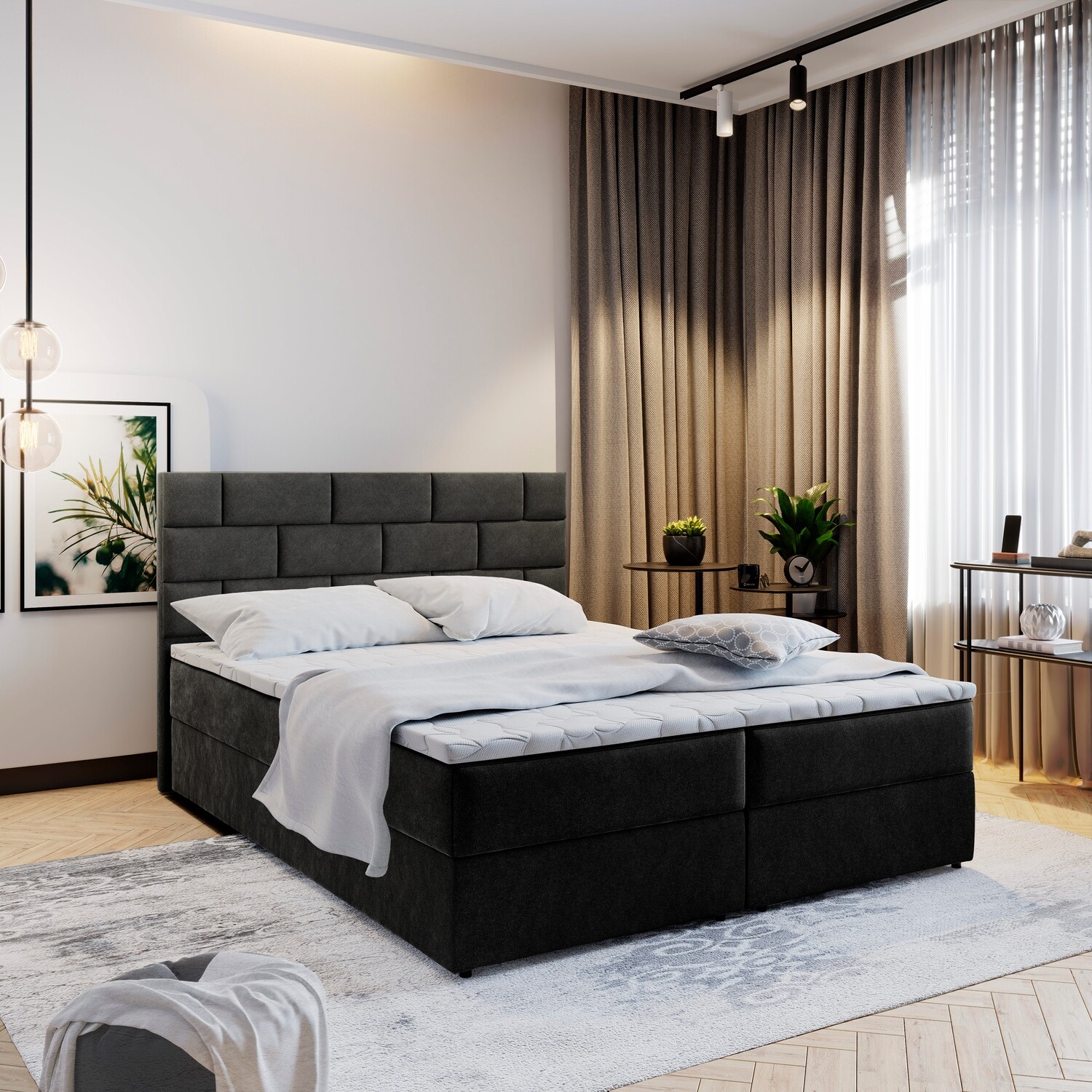 York Spring Box Bed C100