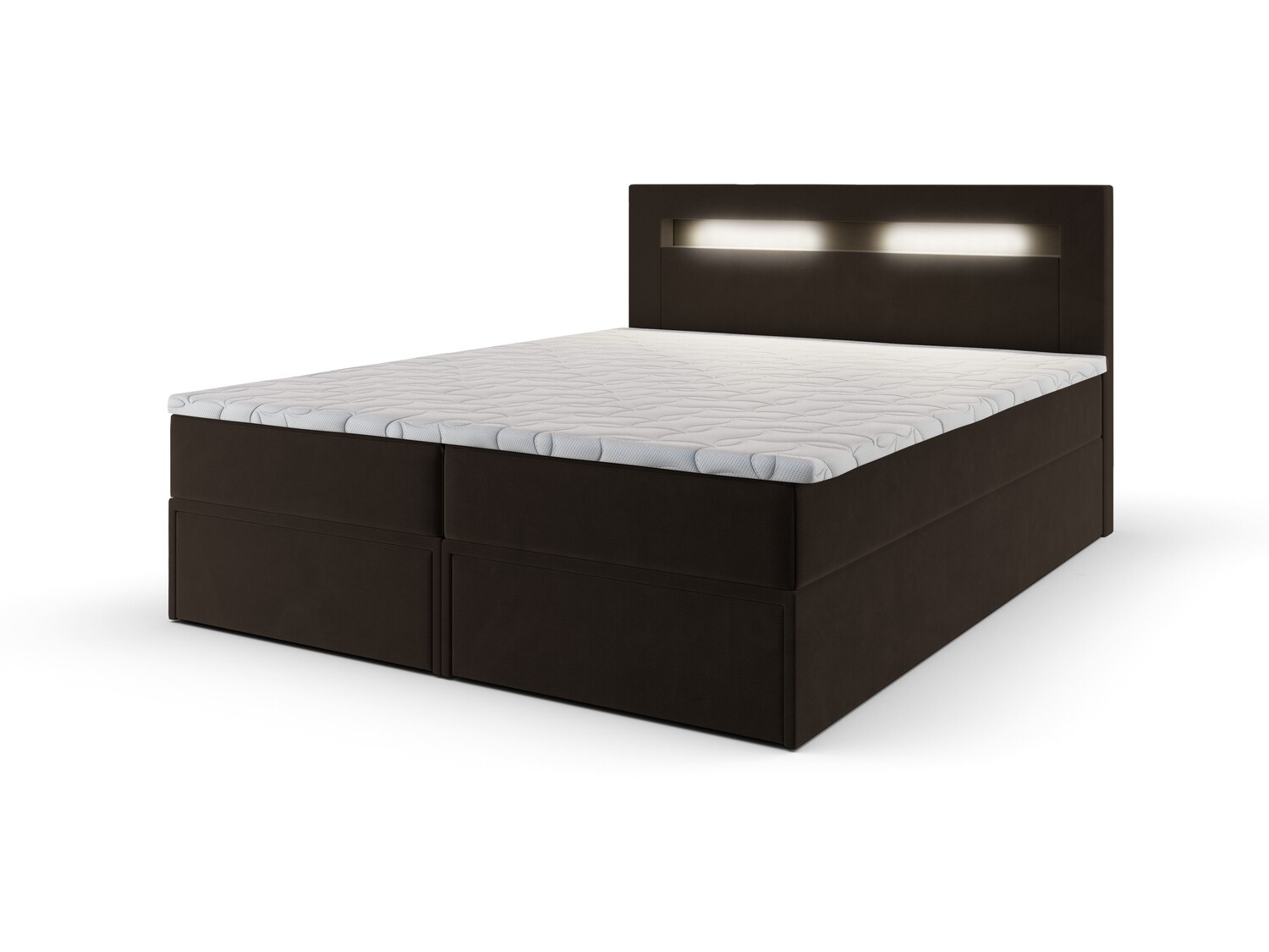Ethan Lift Up Storage Bed M29, LED Light: White