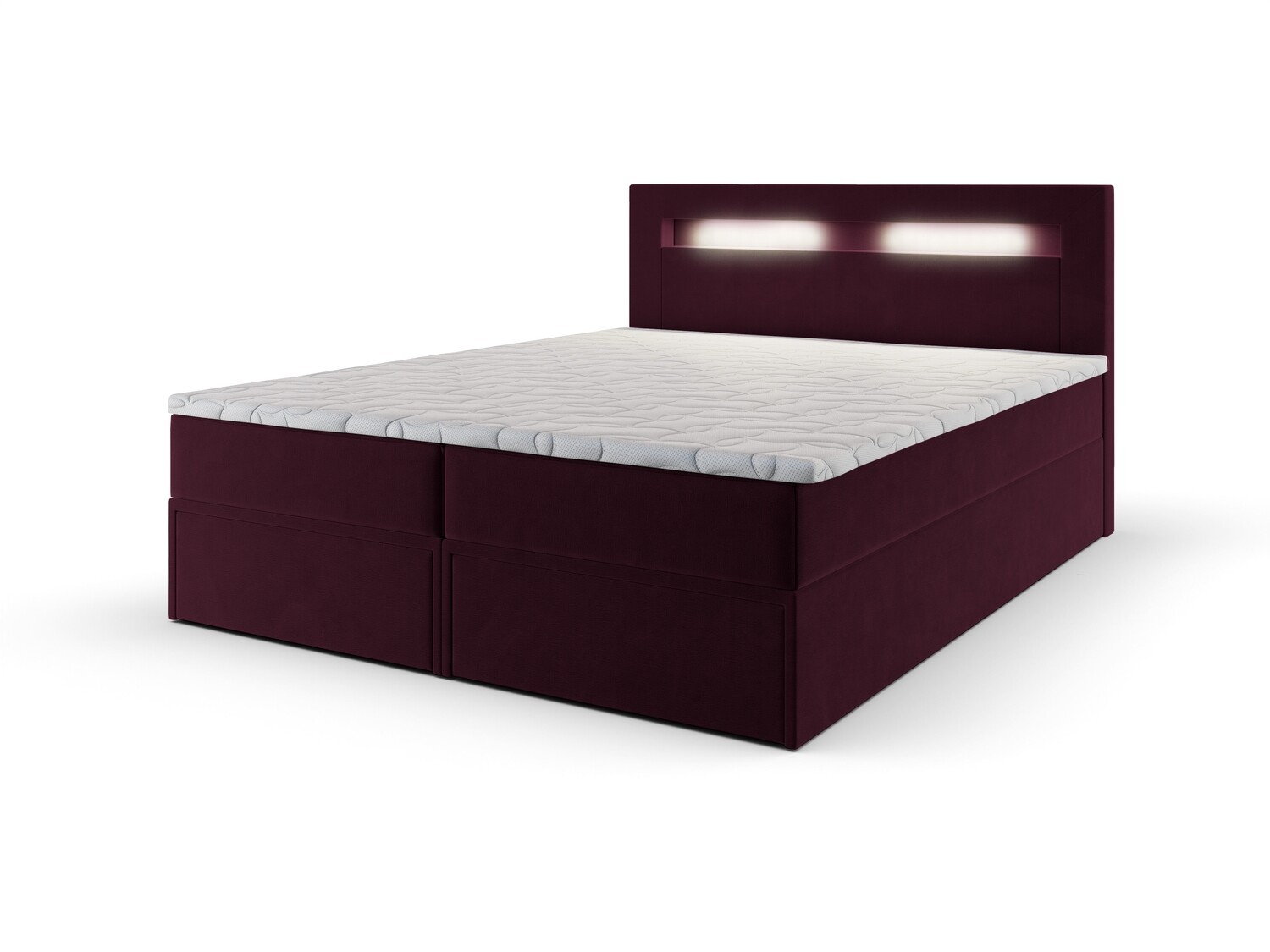 Ethan Lift Up Storage Bed M69, LED Light: White