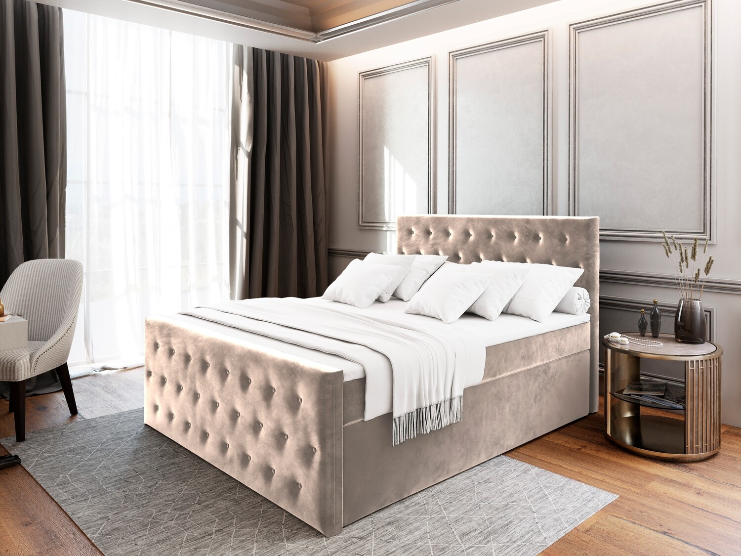 Queen Lift Up Storage Bed CB04