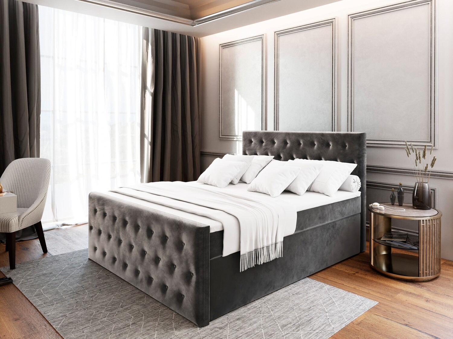 Queen Lift Up Storage Bed CB15