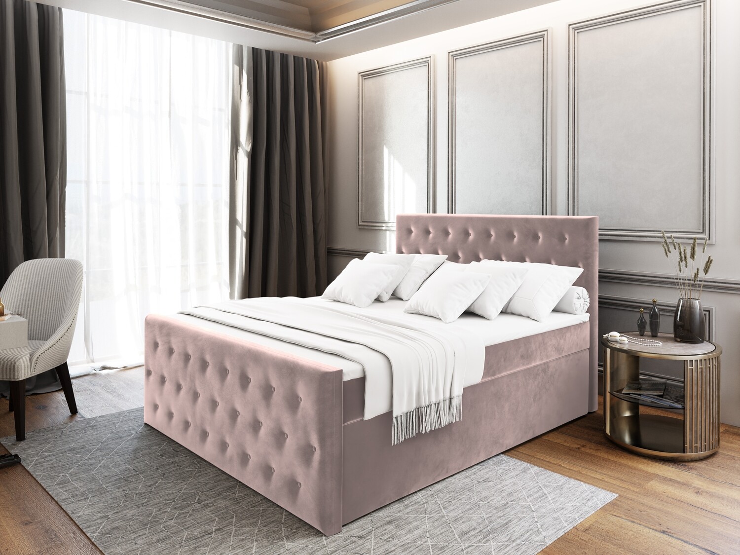 Queen Lift Up Storage Bed K27