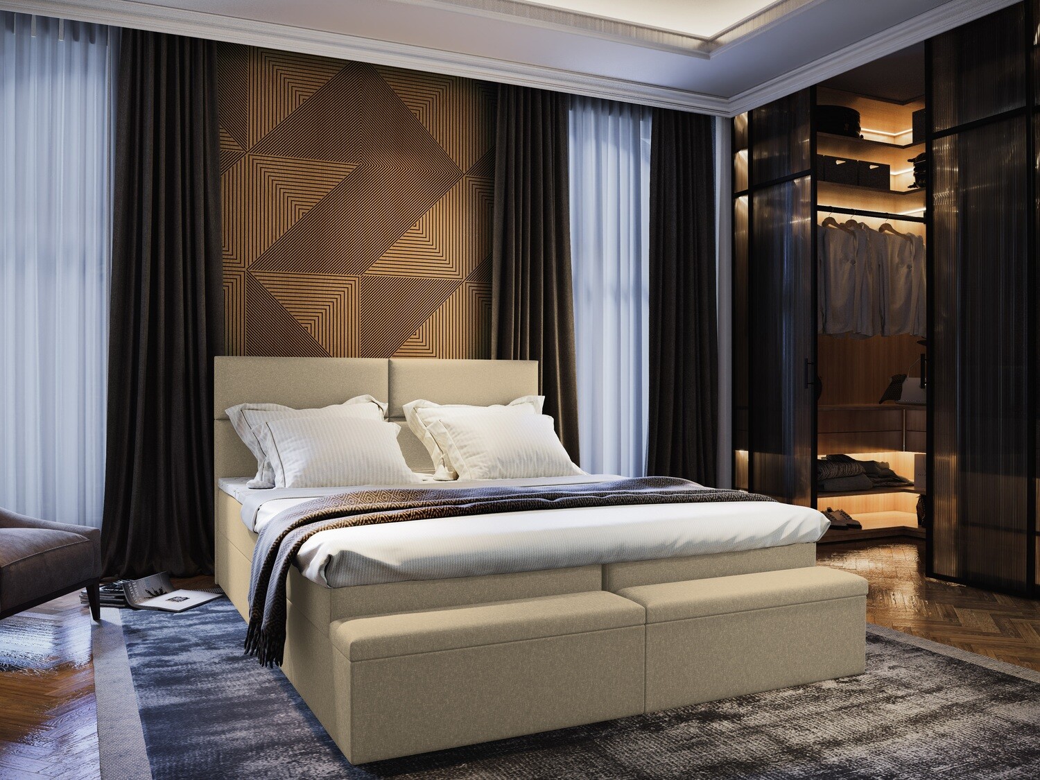 Premium Lift Up Storage Bed S1