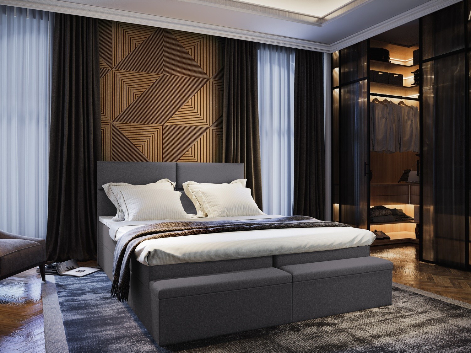 Premium Lift Up Storage Bed S5
