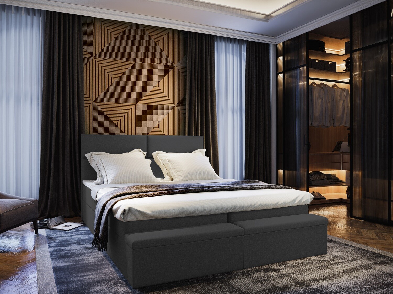 Premium Lift Up Storage Bed S96