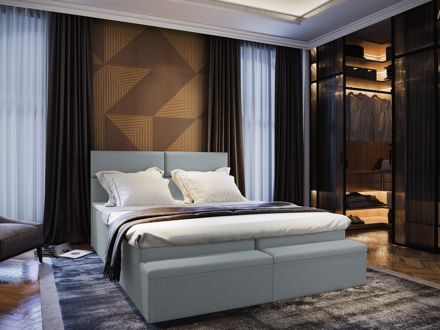 Premium Lift Up Storage Bed S72
