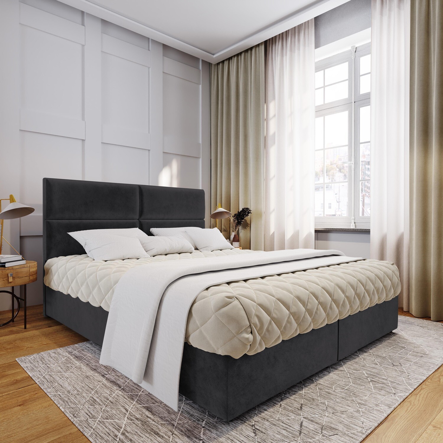 Emman Spring Box Bed M97