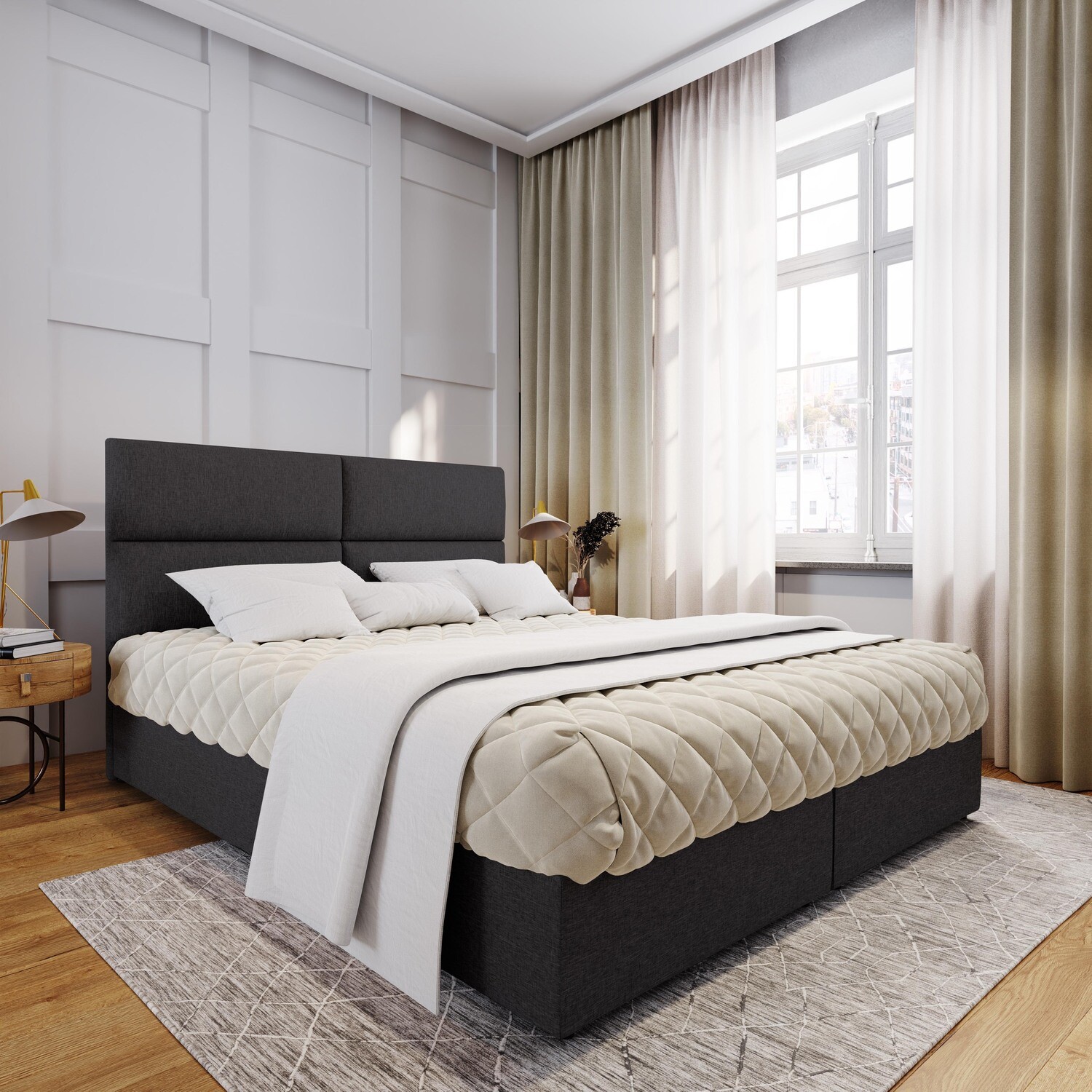 Emman Spring Box Bed S5