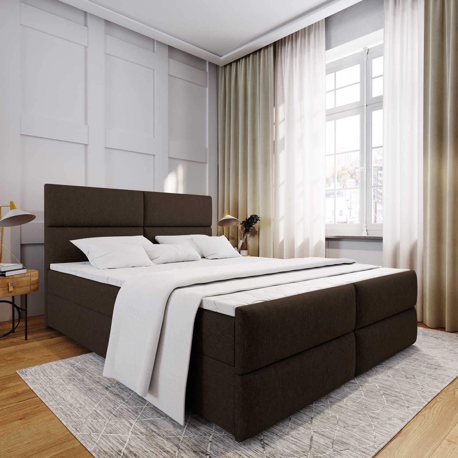 Posh Spring Box Bed S26