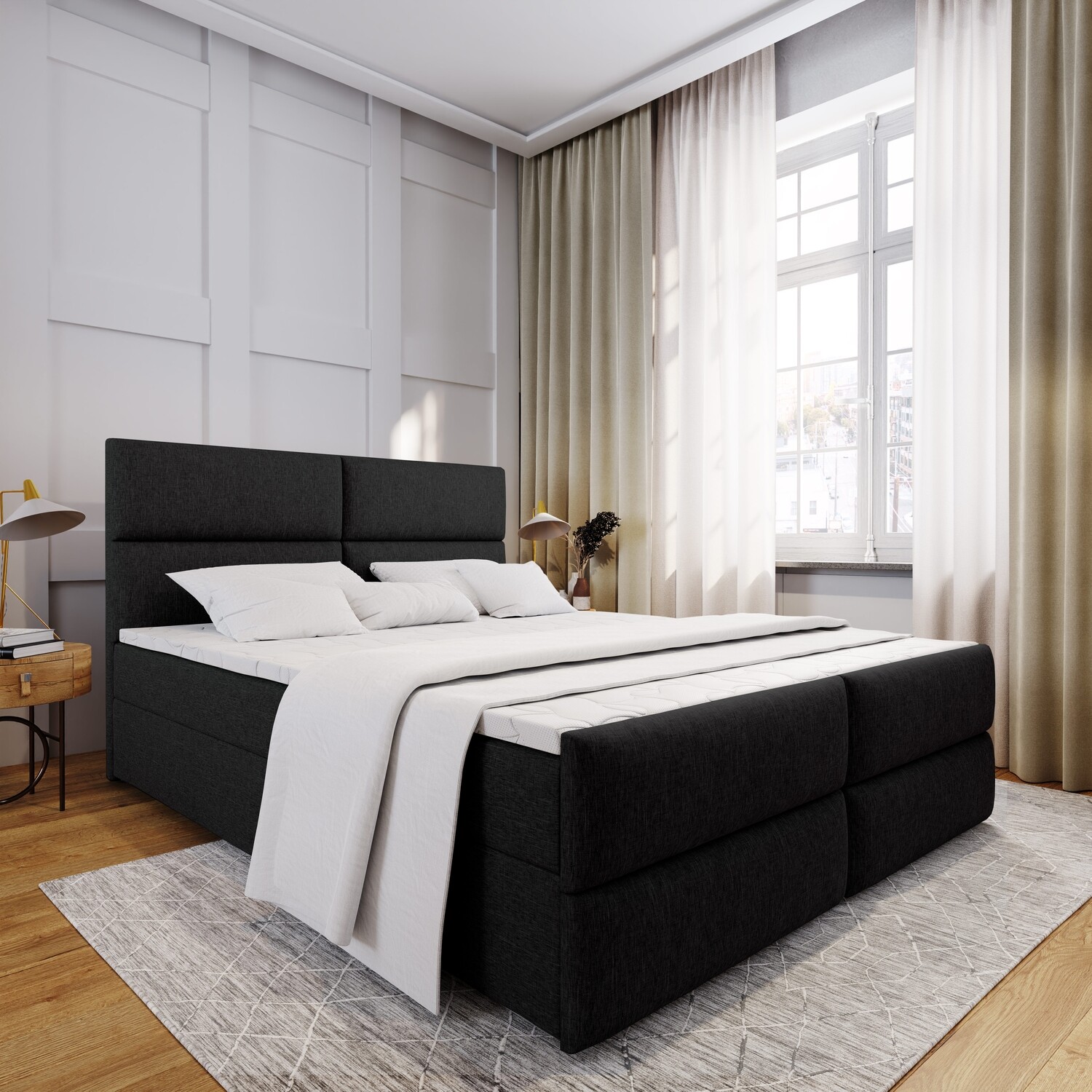 Posh Spring Box Bed S14