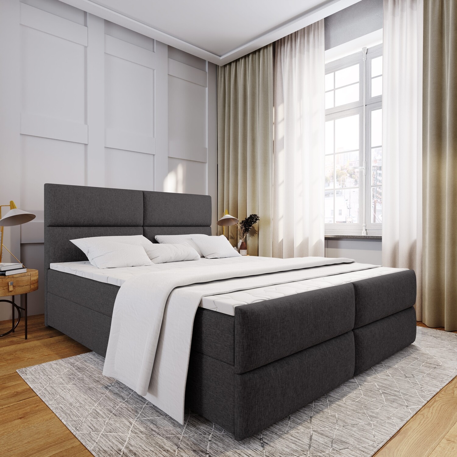 Posh Spring Box Bed S5