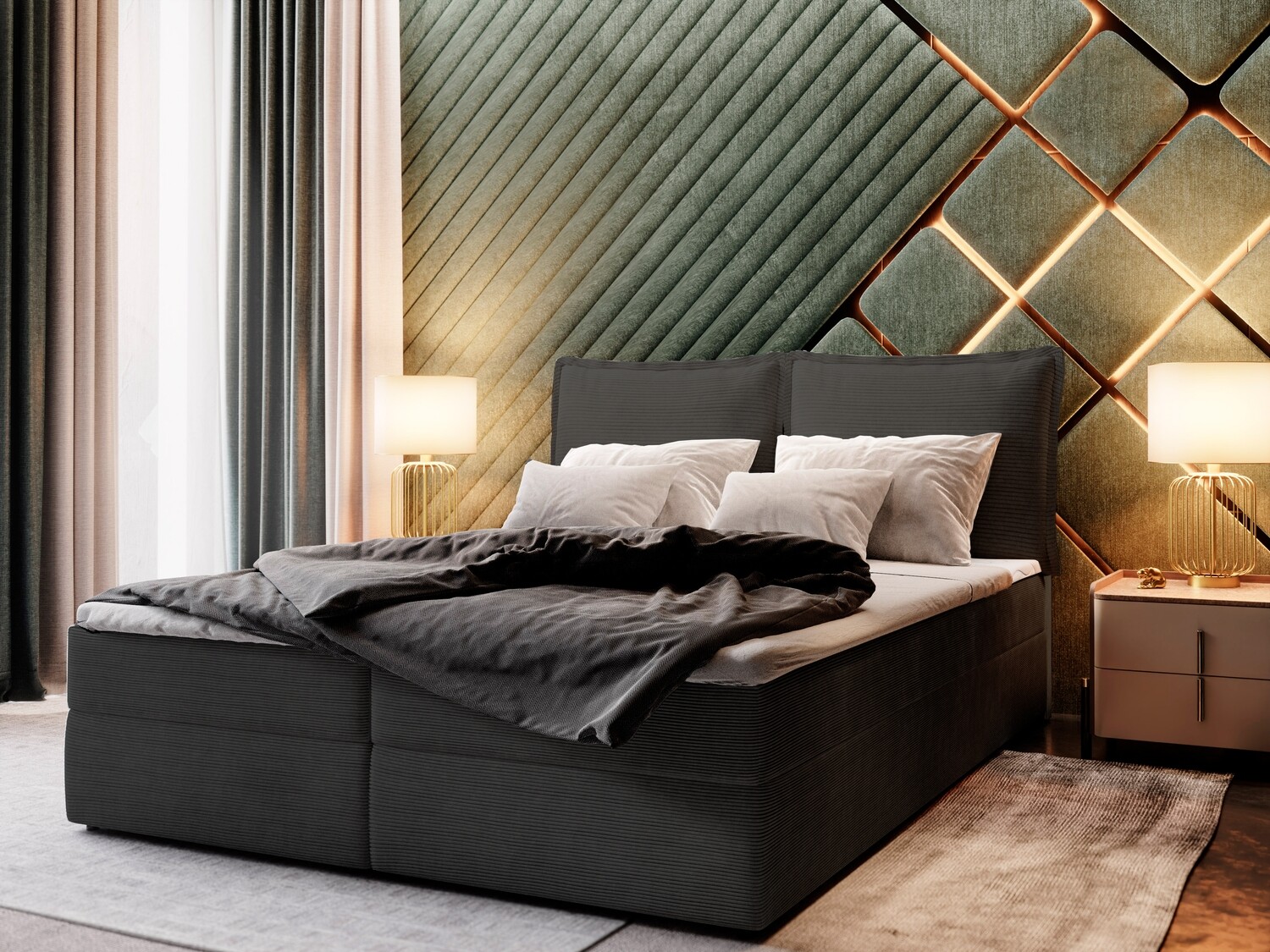 Cheeky Spring Box Bed PO34/M85