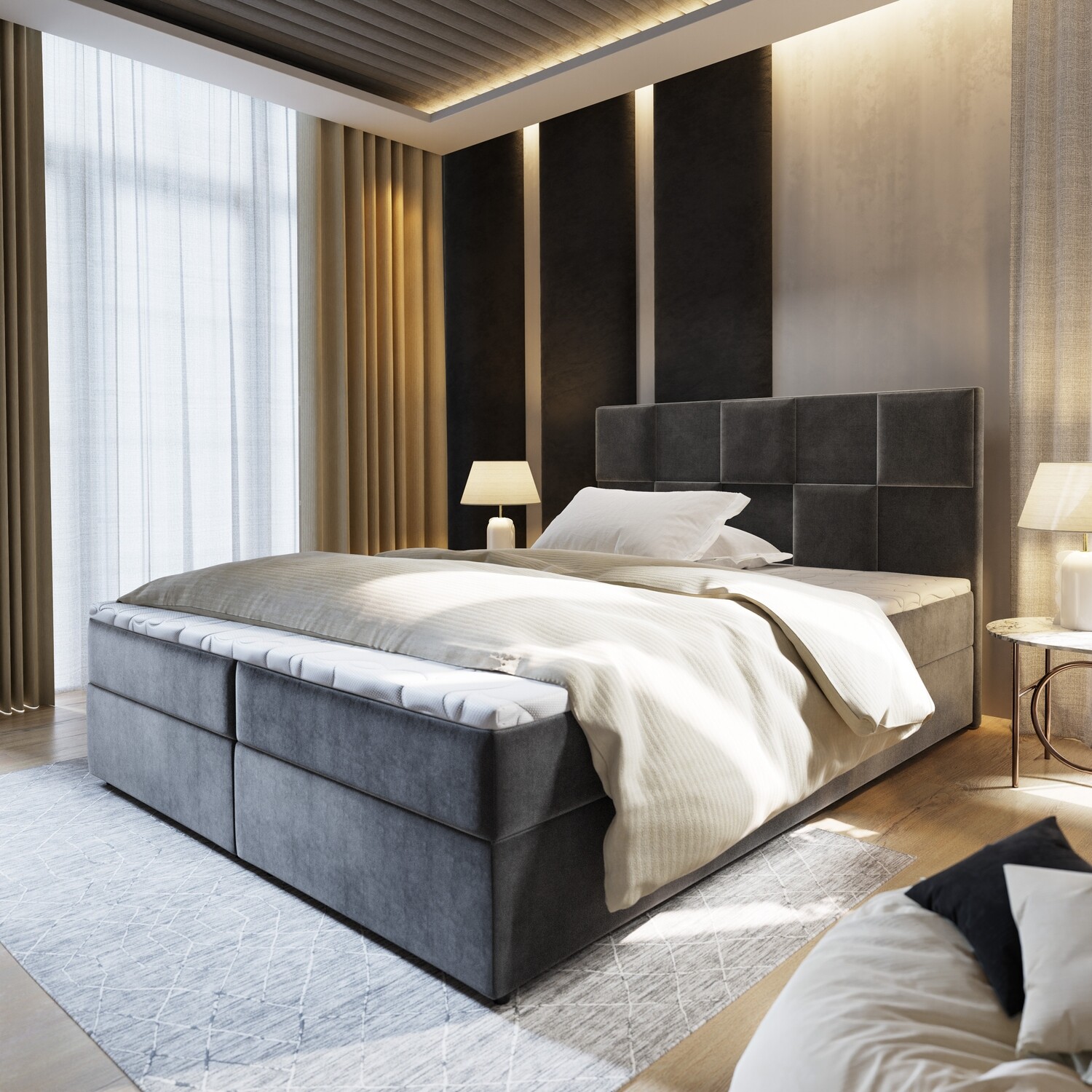 Hamptons Lift Up Storage Bed K15