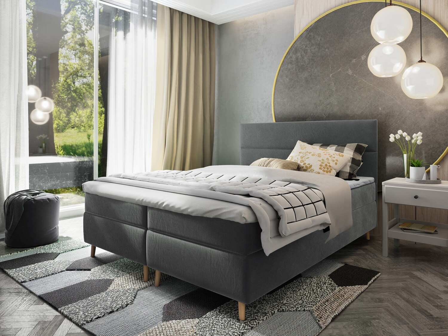 Quid Spring Box Bed K15