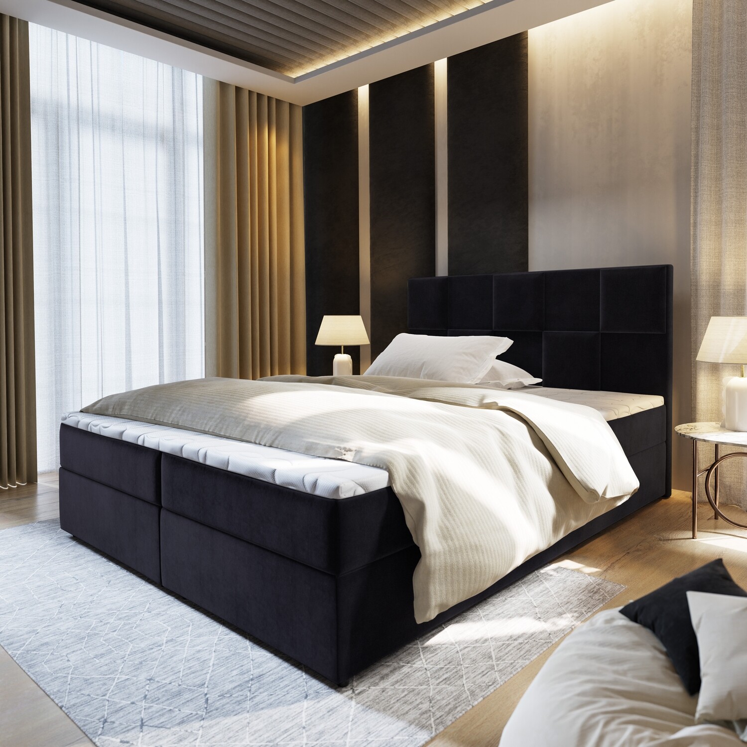 Hamptons Lift Up Storage Bed K07